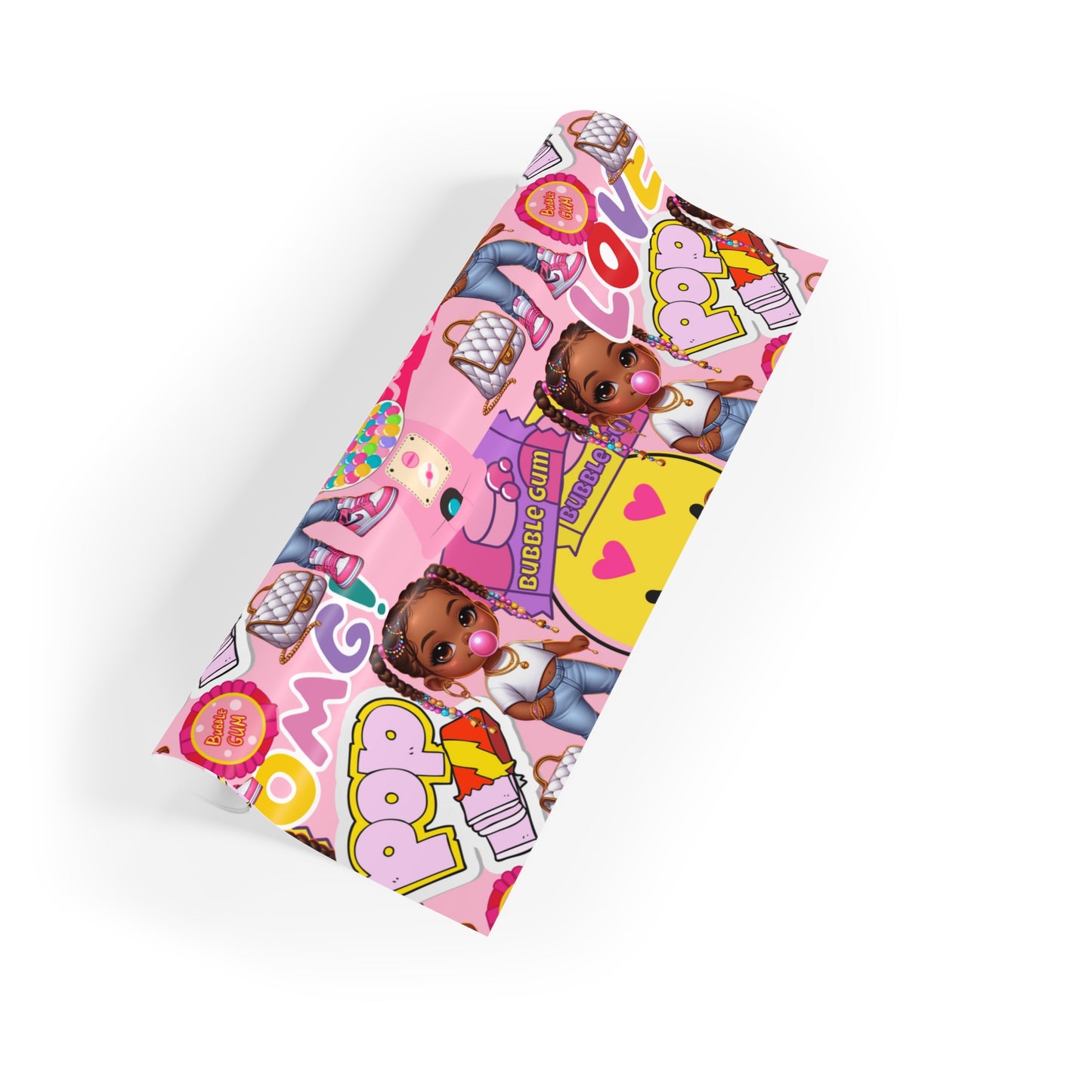 Yum Gum Baby Gift Wrapping Paper Rolls, 1pc