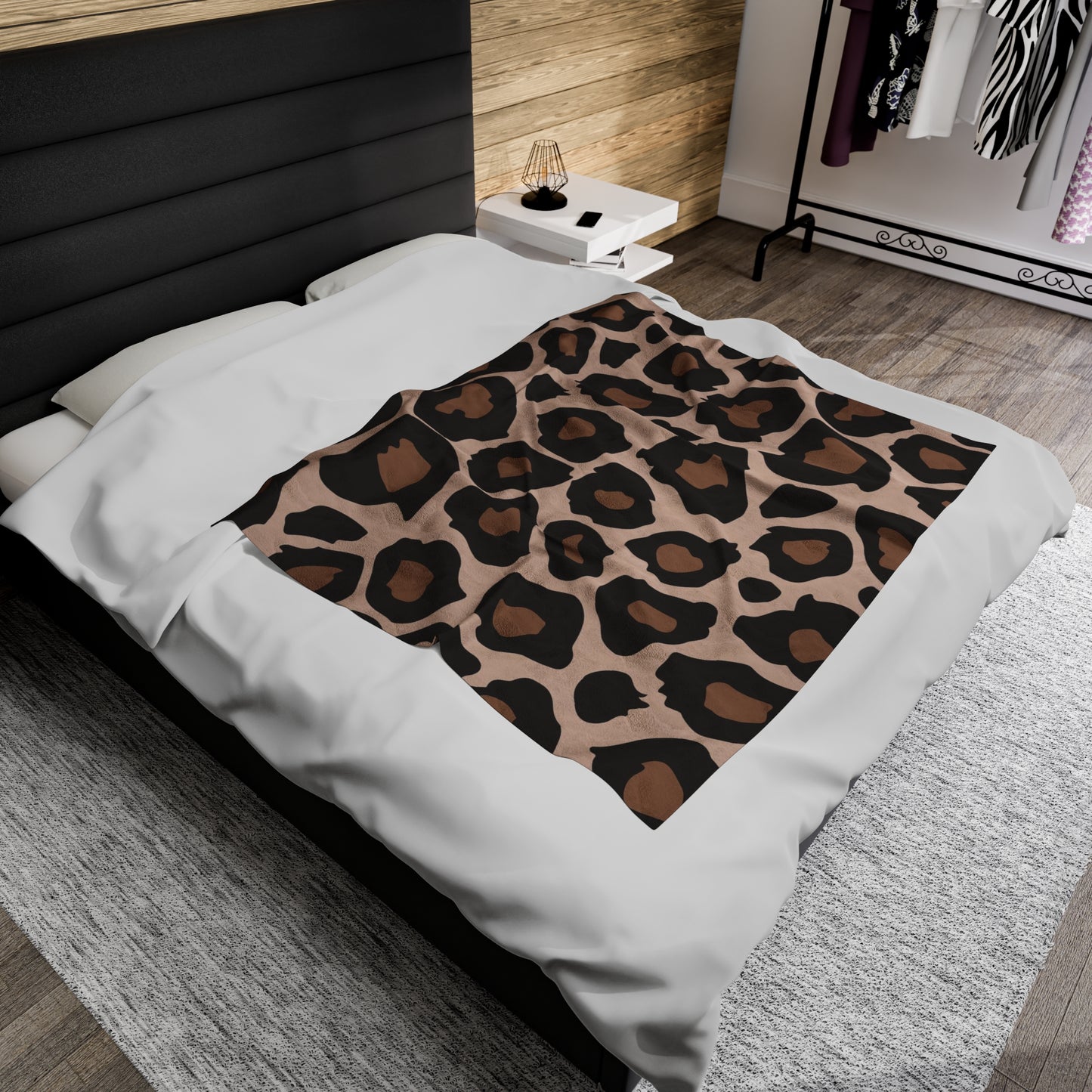 Leopard Velveteen Plush Blanket