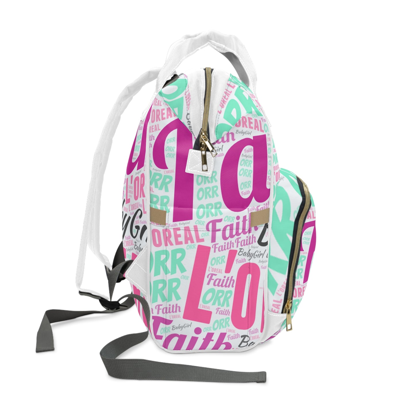 Personalized Multifunctional Diaper Backpack
